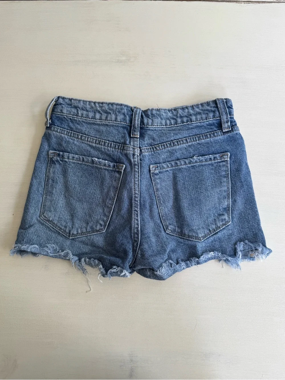 Blue Denim Shorts